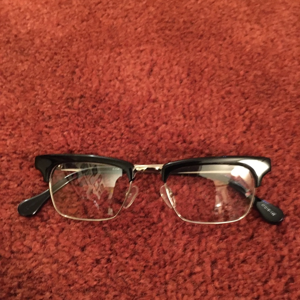 Glasses metal rim and heavy duty plastic